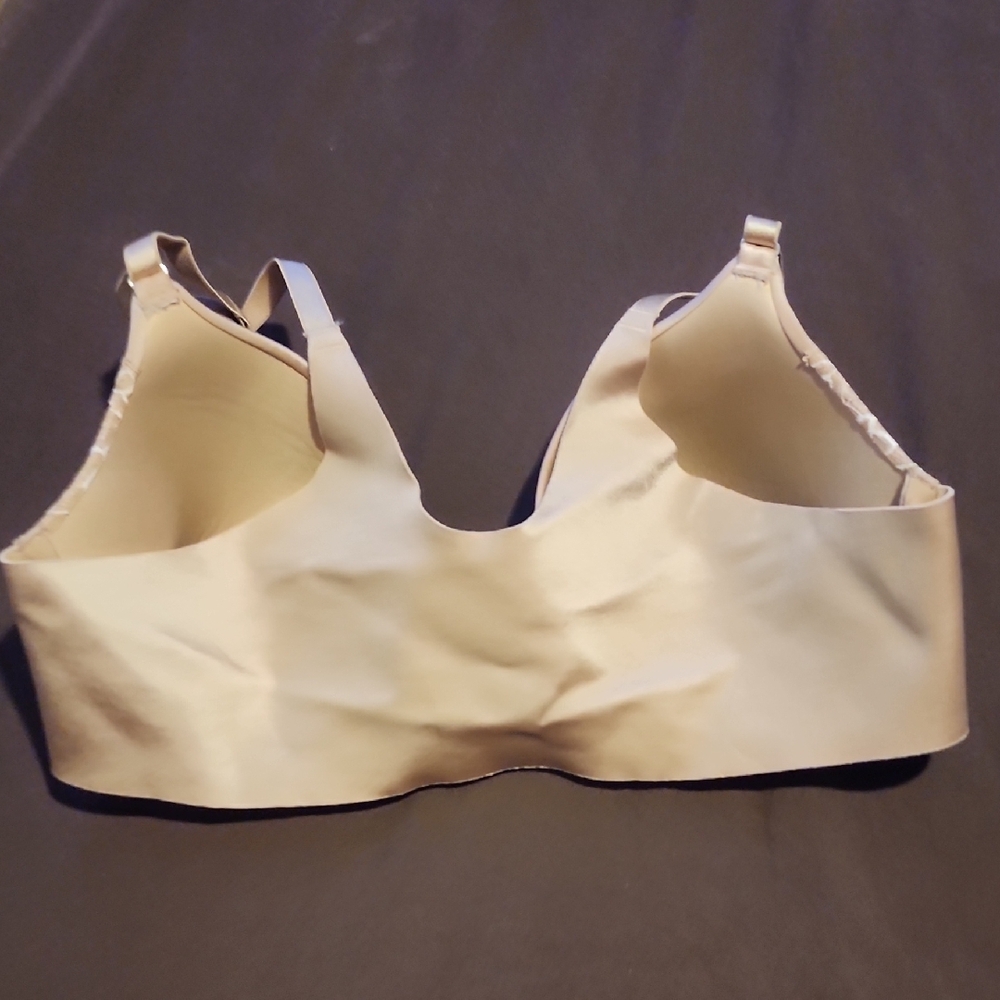 Soma Beige Front Close Vanishing Back Lace Bra 36C - Picture 4 of 5